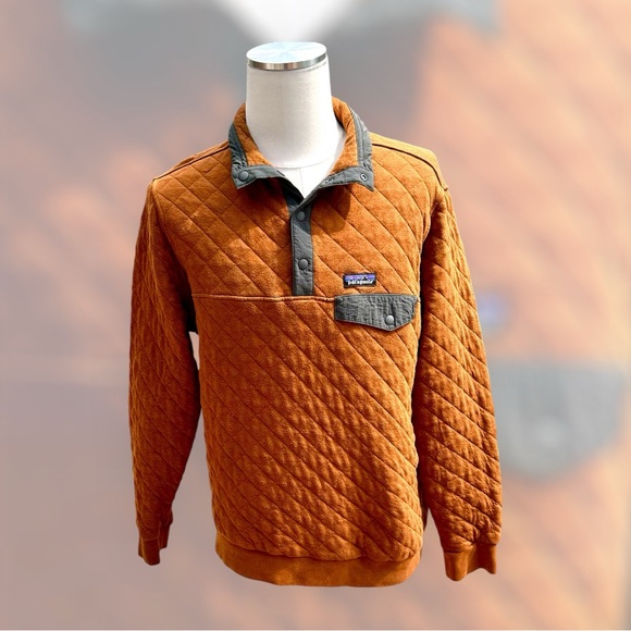 Patagonia Other - Patagonia Men's Organic Cotton Quilt Snap-T® Pullover Sweater Size M